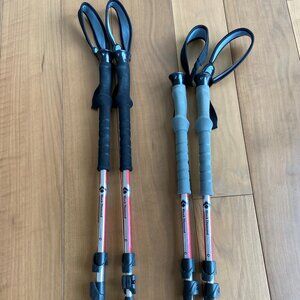 Two Pairs Black Diamond Trail Trekking Poles